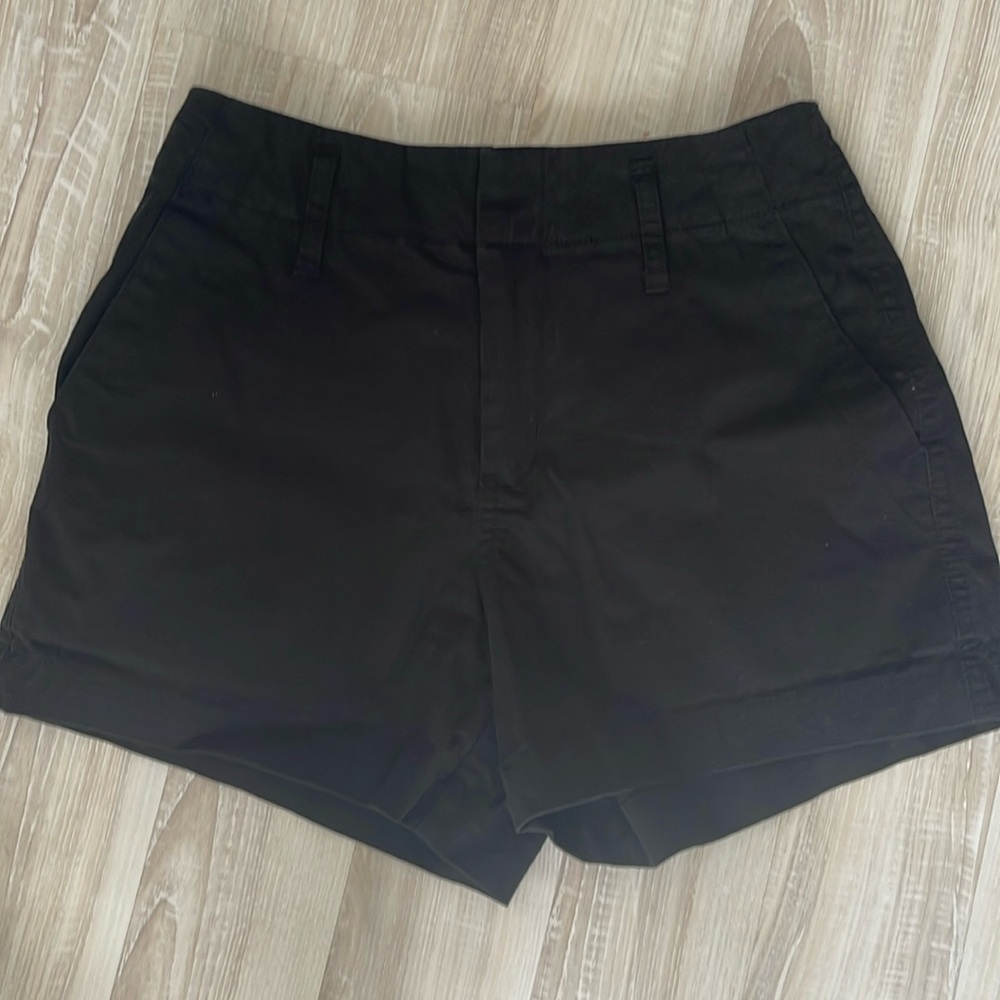 Black khaki shorts